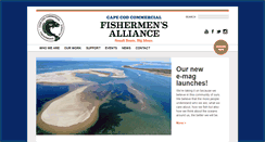 Desktop Screenshot of capecodfishermen.org